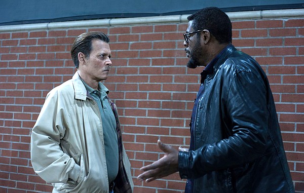 Detective Russell Poole (Johnny Depp) and investigative reporter Darius Jackson (Forest Whitaker)